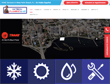 Tablet Screenshot of hi-techplumbingandair.com